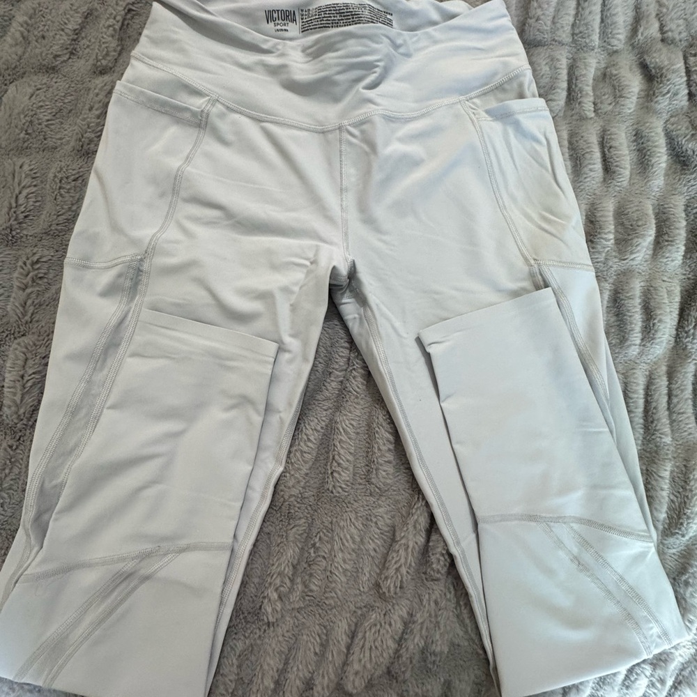 Victoria's Secret Sport White Leggings
